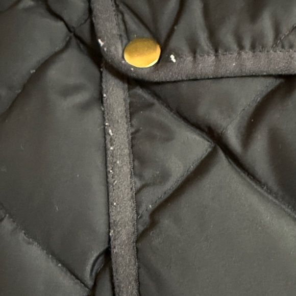J. Crew Black Quilted Vest with Gold Details - Picture 3 of 5